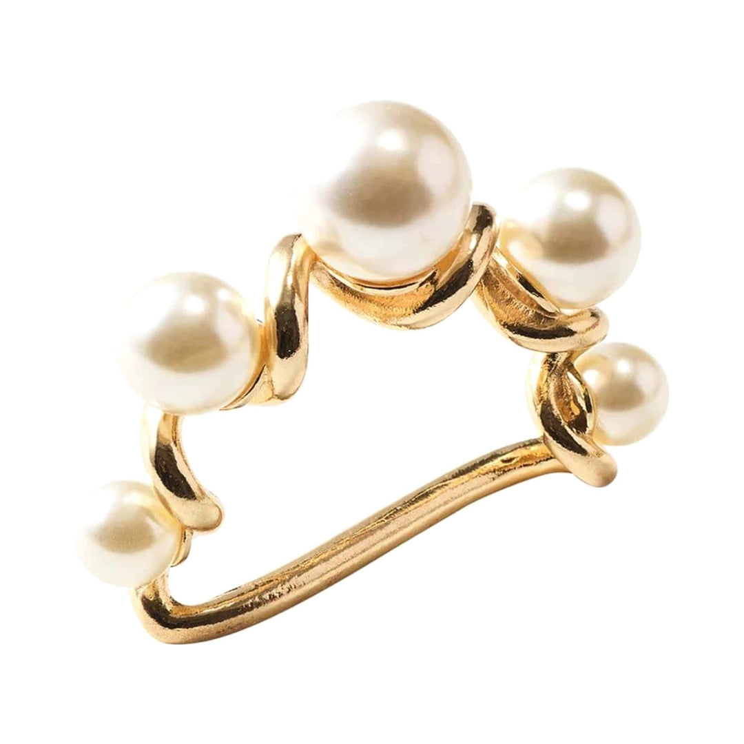 FineLeaf Porta Guardanapos Porta Guardanapos Bois Pearl – KIM SEYBERT kit com 4 unidades