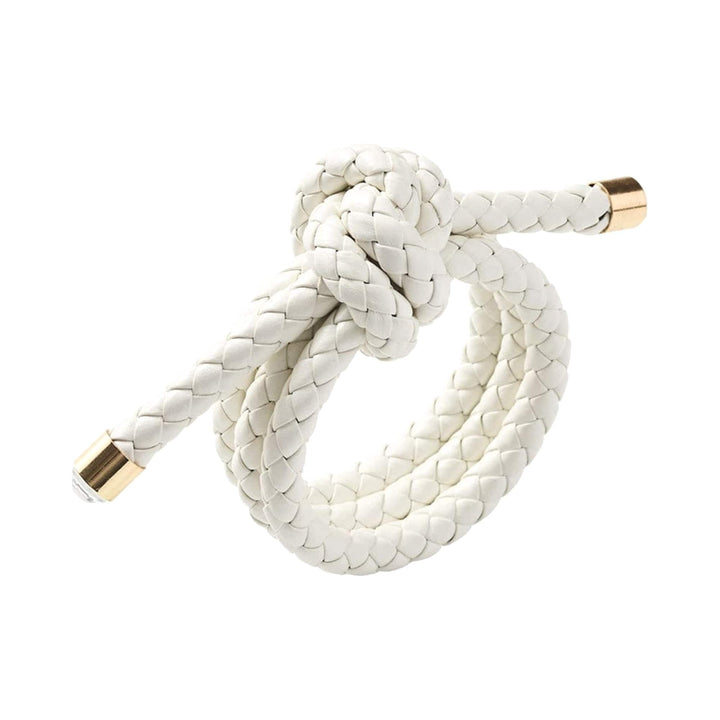 FineLeaf Porta Guardanapos Porta Guardanapos Rope – KIM SEYBERT Branco - kit com 4 unidades