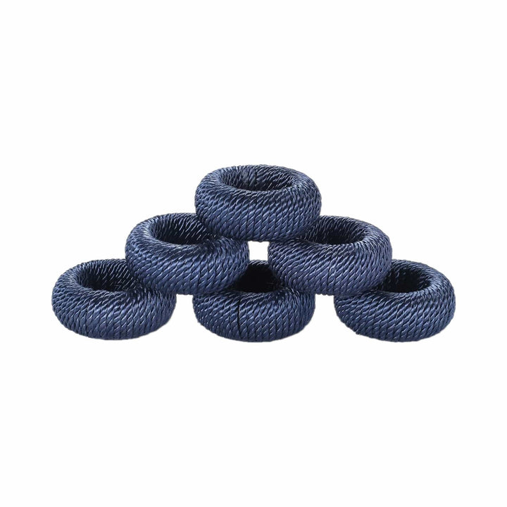 FineLeaf Porta Guardanapos Porta Guardanapos trançados – kit com 6 unidades