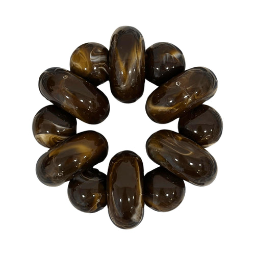 Porta Guardanapos Veneza Brown, Kit com 4