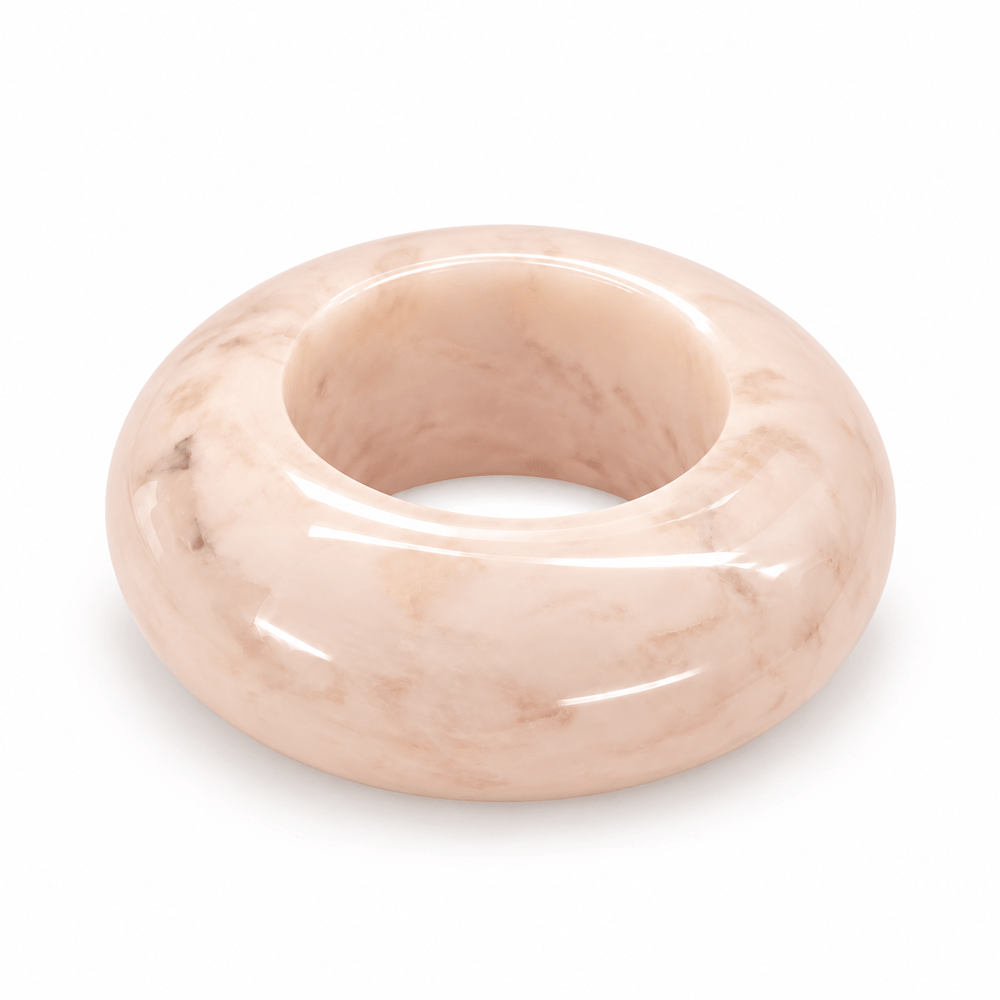 FineLeaf Porta Guardanapos Quartzo Rose <br> kit com 4 Unidades