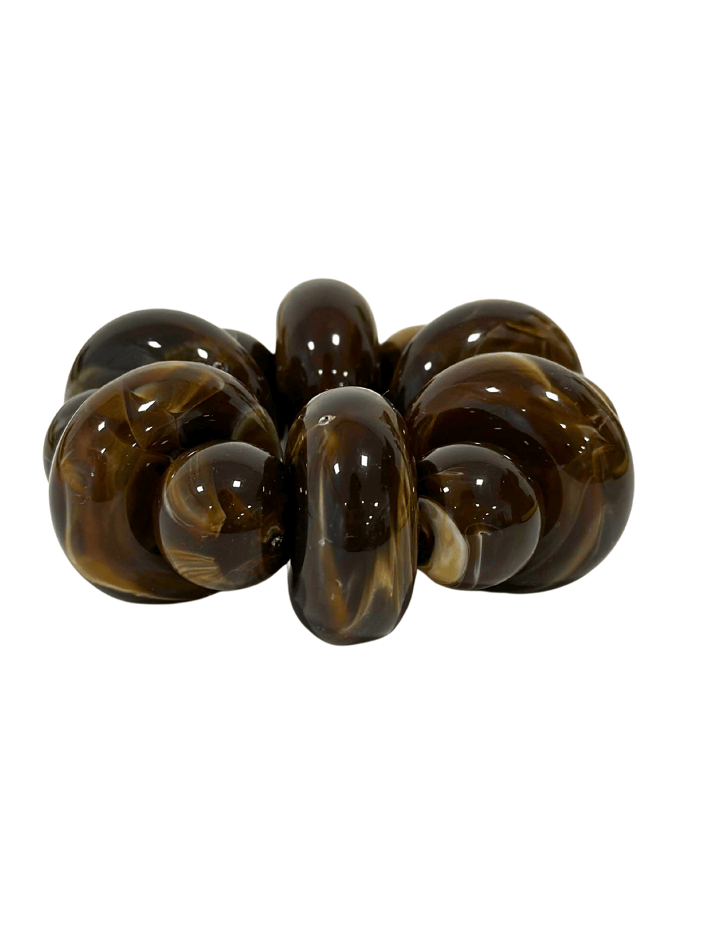 FineLeaf Porta Guardanapos Veneza Brown  <br> kit com 4 Unidades