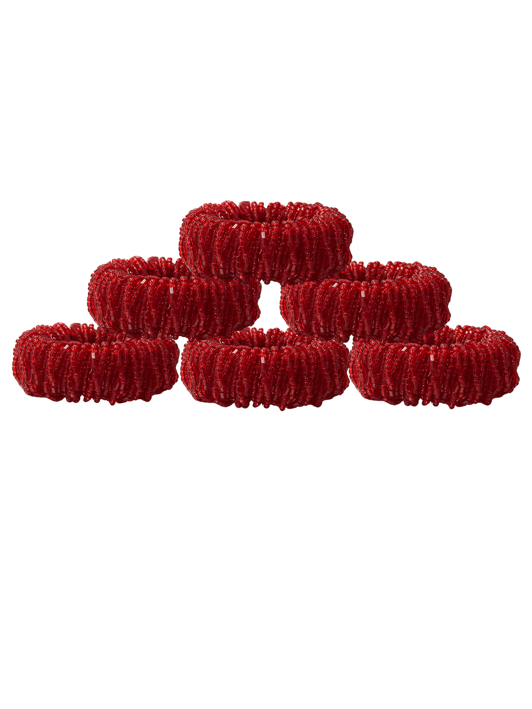 FineLeaf Porta Guardanapos Vermelho     <br> kit com 6 unidades