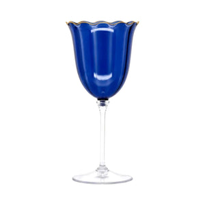 Taças de Vinho Fetely Azul, Kit com 4
