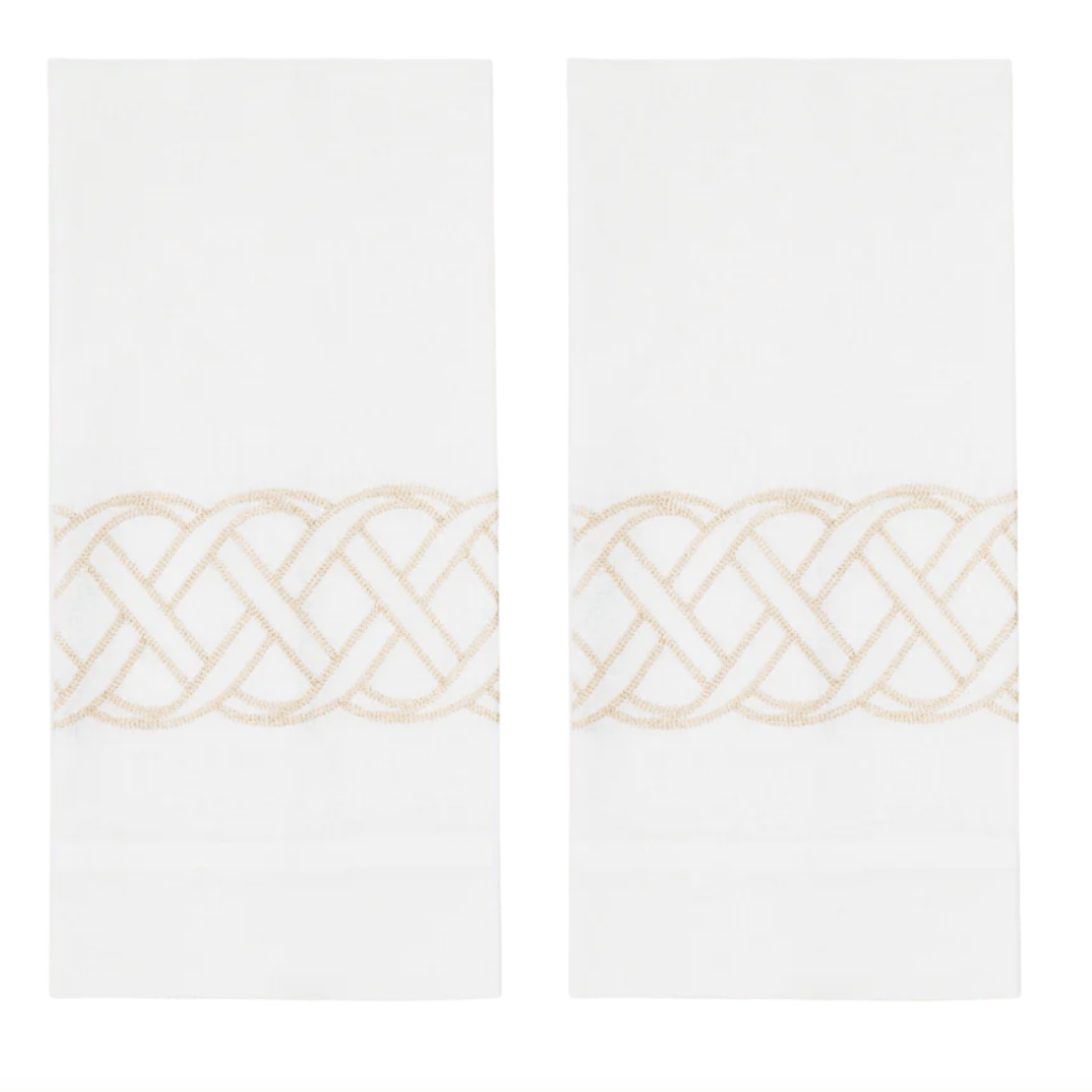 FineLeaf Toalhas de Lavabo Burlywood Toalhas de Lavabo <br> ZigZag