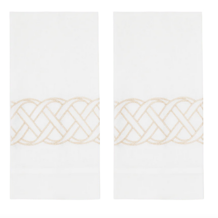 FineLeaf Toalhas de Lavabo Burlywood Toalhas de Lavabo <br> ZigZag