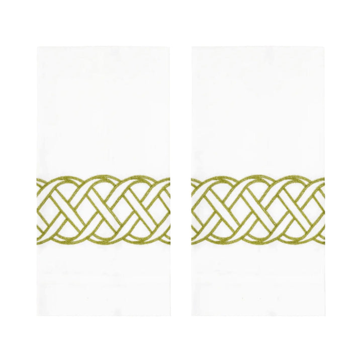 FineLeaf Toalhas de Lavabo Verde-pistache Toalhas de Lavabo – ZigZag